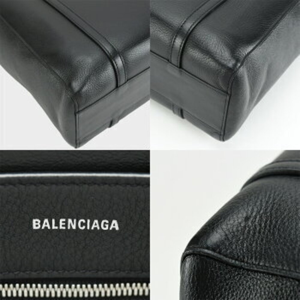 Balenciaga shoulder Everyday bag Bag black logo leather Tote handbags XS - Picture 7 of 8